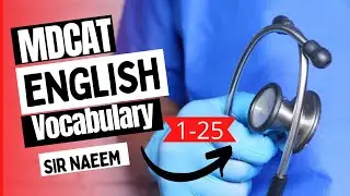 MDCAT 2024-English vocab with meaning,synonym,antonym (1-25)