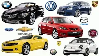 Мультик про машинки. Марки машин.Развивающий мультик | Car brands for children