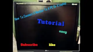 How To Connect A Monitor To A PC