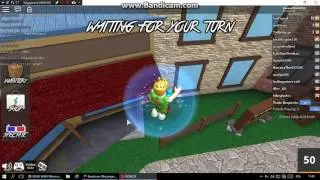 Playing Murder mystery in Roblox (Part 8)