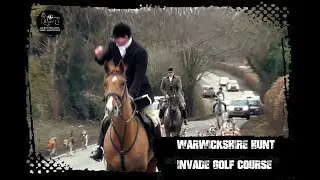 Warwickshire Hunt invade golf course