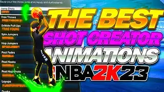 BEST SHOT CREATOR ANIMATIONS NBA 2K23 CURRENT GEN! (BEST FADE JUMPSHOT, DRIBBLE PULL-UP, HOP JUMPER)
