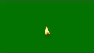 Free Green Screen Candle Flame, Burning Matchstick