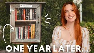 Little Free Library Refresh & Update | One Year Later 📚