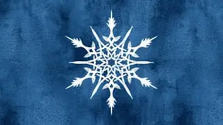 How to Paint a Snowflake in Photoshop and Snowflake ASMR Speed Paint by Nigel Andreola