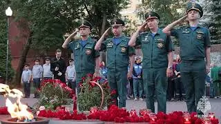 Сотрудники Главного управления приняли участие в митинге, посвященном Дню памяти и скоби