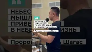 НЕБЕСНОЕ МЫШЛЕНИЕ ПЕРЕВЕДЁТ ТЕБЯ В НЕБЕСНУЮ ЖИЗНЬ 🔥 #пророкмихаэльшагас #христианство