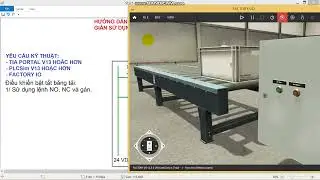 SIMATIC BASIC PLC PROGRAMMING: On/Off a conveyor + Factory IO