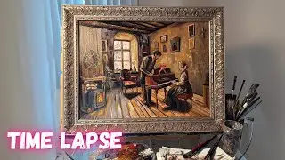 “The Gift” Oil Painting Time Lapse
