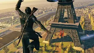 Jumping off the Eiffel Tower [AC Unity: Mods]