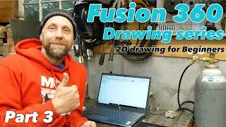 Fusion 360 2D Drawing series for Beginners part 3