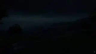 Storm on the Hillside 🌩️ Alone in the Silence | Wind and Thunder Ambience | 3 Hours