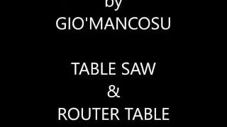 TABLE SAW & ROUTER TABLE