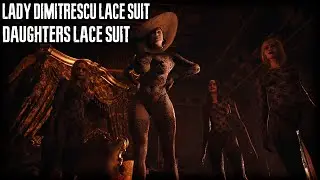 Lady Dimitrescu Lace Suit and Daughters Lace Suit in Resident Evil Village