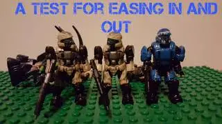 Why the ODST's aren't around (A Halo stop motion test ---- Easing in and out)