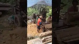 Cara potong kayu balok dimadura