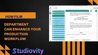 How to manage Film Department that  can make your Production Flow easy for beginners