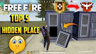 Top 5 Hidden Places In Free Fire | New Secret Place In Free Free | Free Fire Me Rank Kaise Push Kare