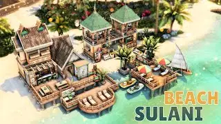 Пляж Симс 4 | Строительство | Beach The Sims 4 | NO CC