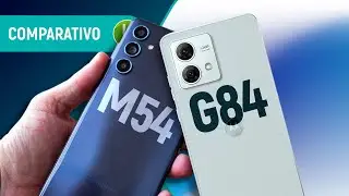 GALAXY M54 vs MOTO G84: qual INTERMEDIÁRIO tem experiência MAIS PREMIUM? | Comparativo