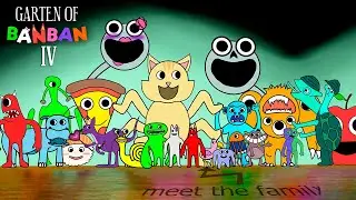 Garten of Banban 4 - ALL NEW BOSSES + Ending (Gameplay #8)
