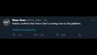 Voice chat is coming to Roblox????