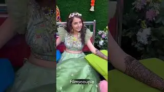 Ishqbaaz Actress Shrenu Parikh's Mehendi Ceremony 💚 Beautiful Moments 😍🤗#shorts