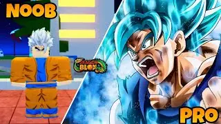 Noob to Super Saiyan Blue in Dragon Blox | Roblox