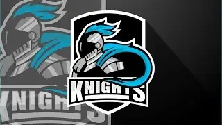 knights mascot logo design