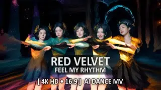 Red Velvet - 'Feel My Rhythm' ( Cosmic Ballerina Concept - Generative AI ) AI Remix Dance MV [레드벨벳]