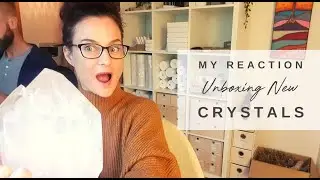 Unboxing New Crystals - Behind the scenes sorting healing crystals