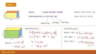 Volume and Surface Area of Prisms and Cylinders