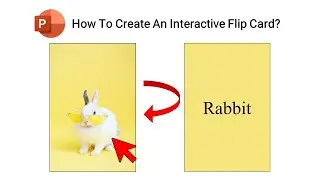 How to make a flip card with triggers in PowerPoint?  [ Tutorial ]  Flipping Cards are Fun 😄