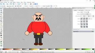 Creando un personaje caricaturizado en Inkscape.