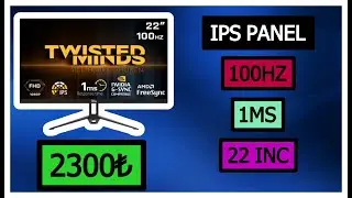 YENİ F/P MONİTÖR MARKASI ! TWISTED MINDS OYUNCU MONİTÖRÜ İNCELEMESİ ! TM22FHD100IPS