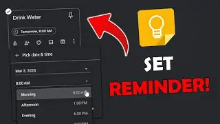 How to Set Reminder in Google Keep | Google Keep Reminders Tutorial | 2025