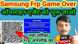 Samsung Frp Game Over New Update 2024  || ADB Enable  With QR Code || EFT Pro Tool New Update
