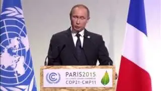 Путин на климатическом саммите в Париже