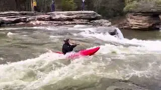 After work crew running Swallow Falls part 1