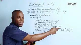 Comments in C: Writing Messages for Future You #C010 #education #everyone