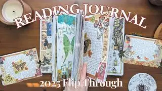 2025 Reading Journal Flip Through | Completing My Yearly Spreads ✨