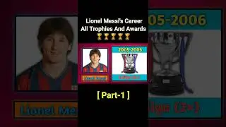 🏆 Lionel Messi's Career All Trophies And Awards 2023 #shorts #ballondor #lionelmessi #messi