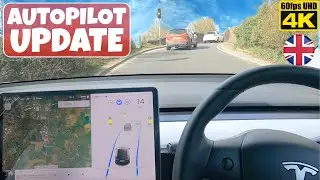 Tesla Autopilot 'Full Self Driving' Update in the UK! - How much better is it?!  (2021.4.12)