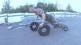Первый опыт с канатом и кувалдой