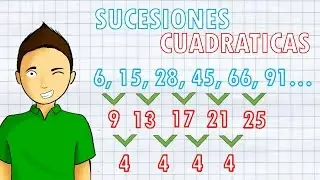 SUCESIONES CUADRATICAS Super facil