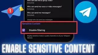 ENABLE Sensitive Content on Telegram (iOS 18 & Android) - 2024