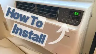 Window AC Installation | bracket system DIY