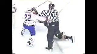 Donald Audette sticks Dave Manson Apr. 18/1998