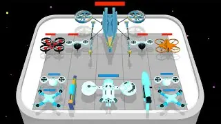 DRONE MERGE - Merge War (Drone Vs Gun) Battle Merge Master