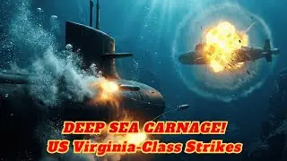 SURPRISE ATTACK! US Virginia-Class Unleashes Torpedoes - Sinks Enemy Fleet In 8 MIN!